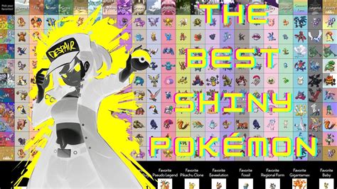 ultimate favorite shiny pokemon picker.